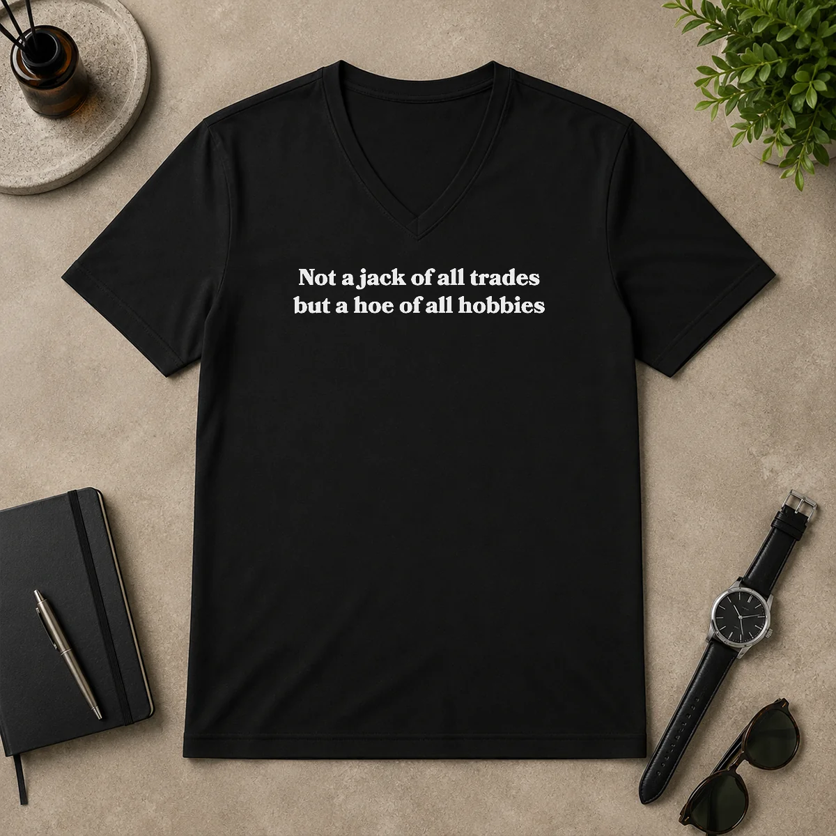 Nice Premium Not A Jack Of V-Neck Shirt Nice Premium Not A Jack Of V-Neck Shirt