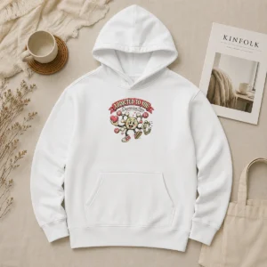 Nice Top Dopamine Addicted To You Retro Distressed For Couples Hoodie
