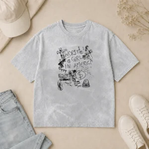 Nice Worst Girl In America From The Town Of St Loser Misery Richard We Should Link Later Washed T-Shirt
