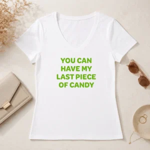 Nice You Can Have My Last Piece Of Candy Sweet V-Neck Shirt