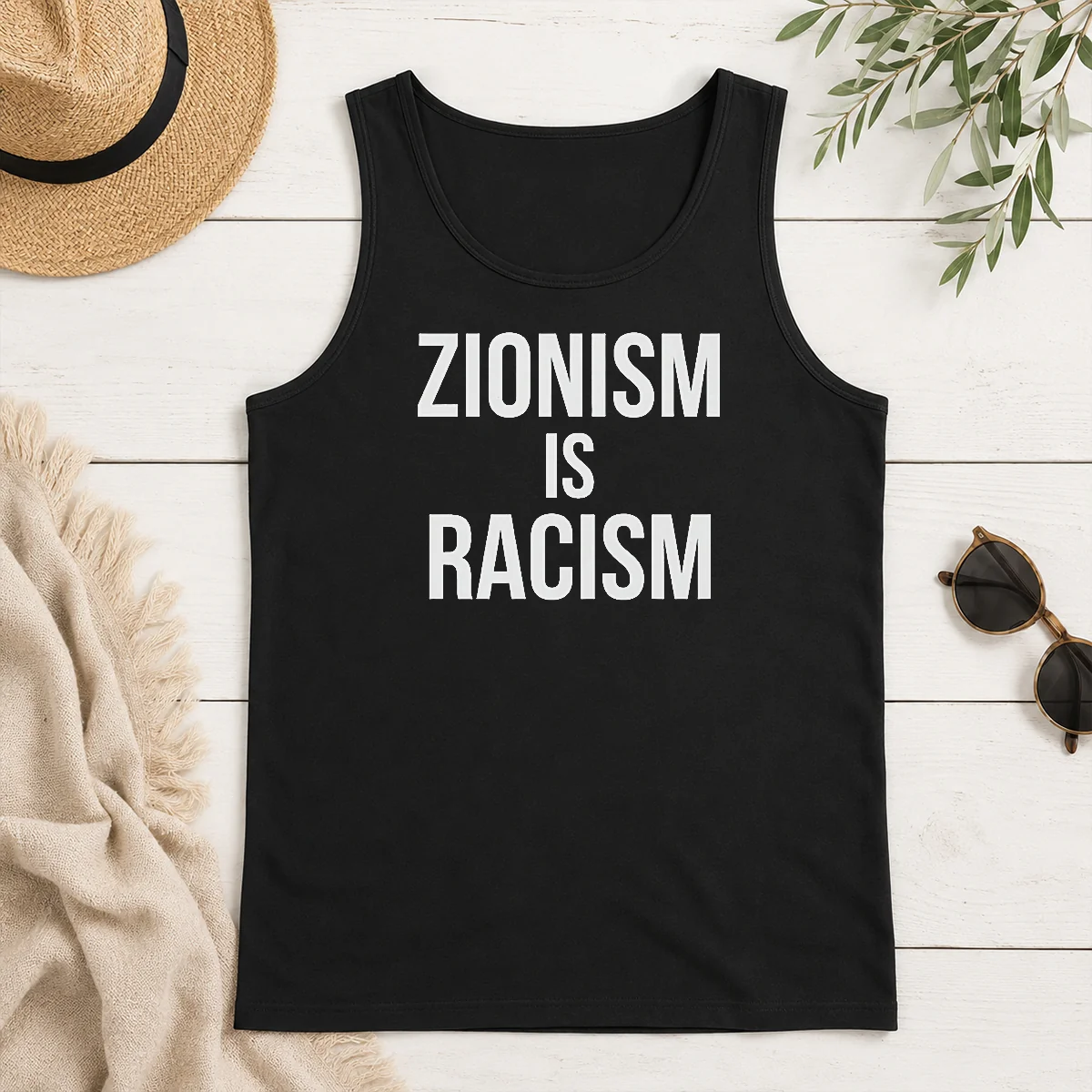 Nice Zionism Is Racism Tank Top Nice Zionism Is Racism Tank Top