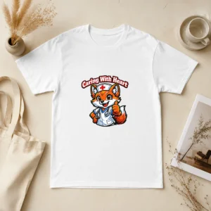 Nurse Caring Fox Mascot Back to School Gift Shirt