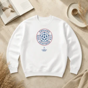Official England FIFA World Cup 2026 Soccer Sweater