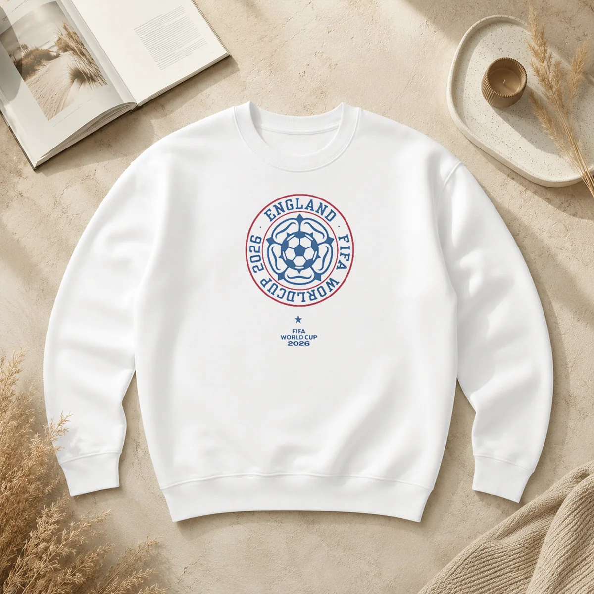 Official England FIFA World Cup 2026 Soccer Sweater Official England FIFA World Cup 2026 Soccer Sweater