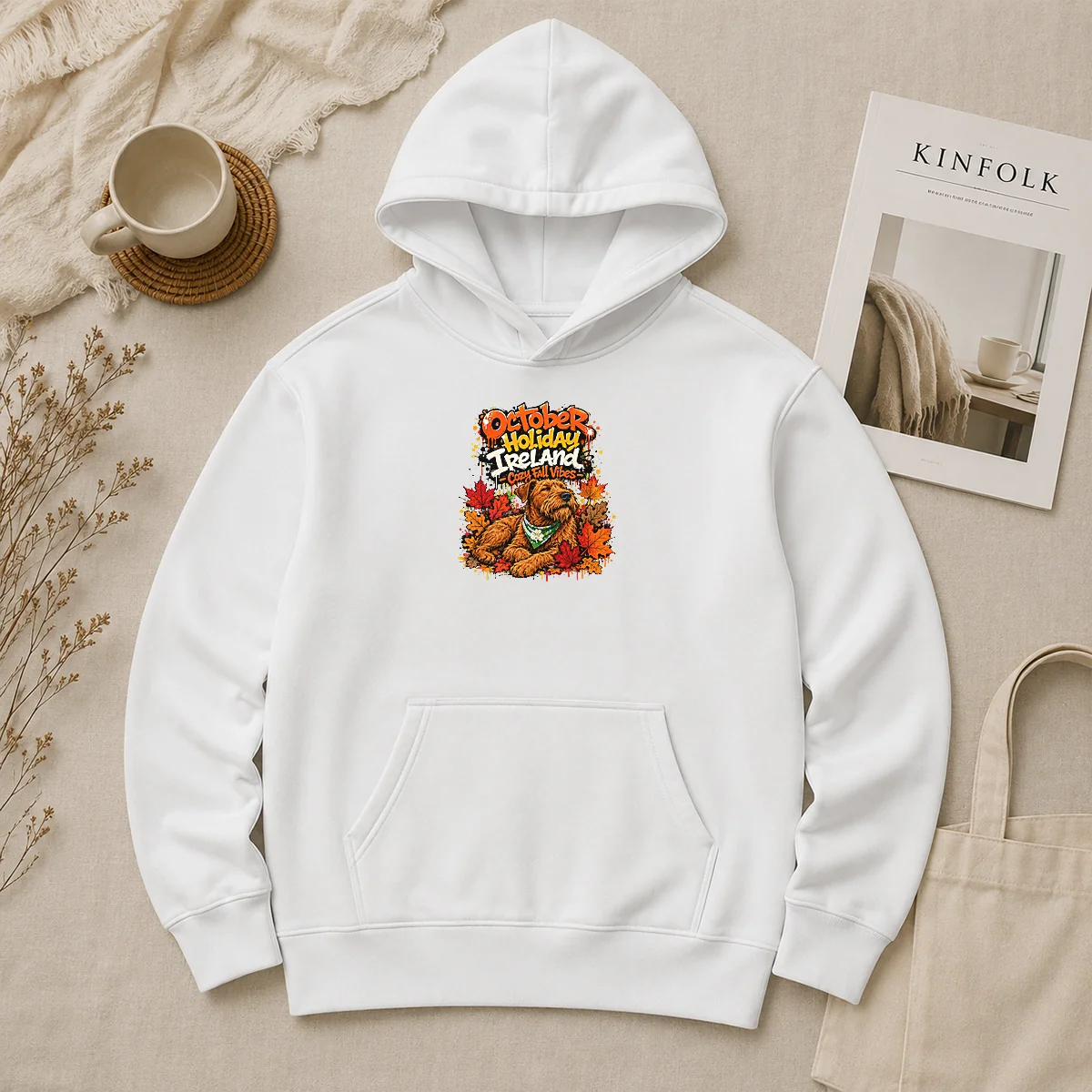 Official Nice October Holiday Ireland Cozy Fall Graffiti Hoodie Official Nice October Holiday Ireland Cozy Fall Graffiti Hoodie