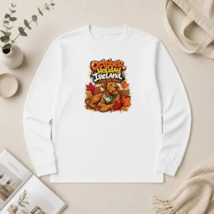 Official Nice October Holiday Ireland Cozy Fall Graffiti Long Sleeve Shirt