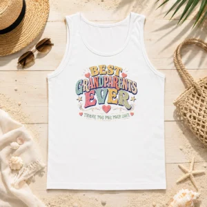 Official Premium Best Grandparents Ever Vintage For Family Love Tank Top