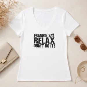 Original Frankie Say Relax Don'T Do It V-Neck Shirt