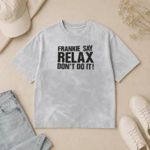 Original Frankie Say Relax Don'T Do It Washed T-Shirt