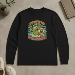 Original Funny Summer Splash Swarm Vintage Humor Long Sleeve Shirt