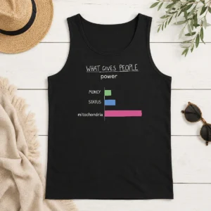 Original Funny What Gives People Power Tank Top