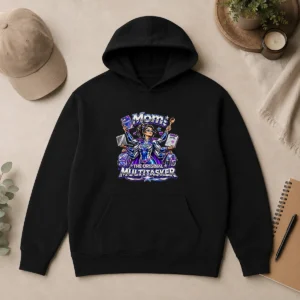 Original Multitasker Mom Y2K Pride Hoodie