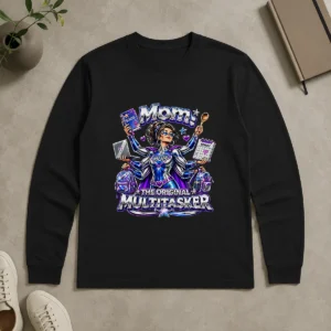 Original Multitasker Mom Y2K Pride Long Sleeve Shirt