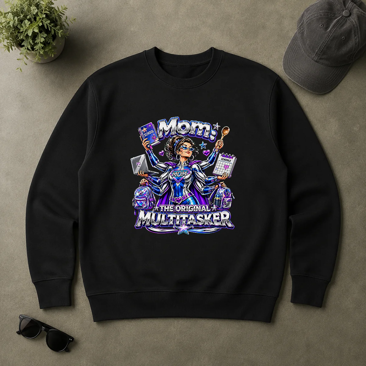 Original Multitasker Mom Y2K Pride Sweater Original Multitasker Mom Y2K Pride Sweater