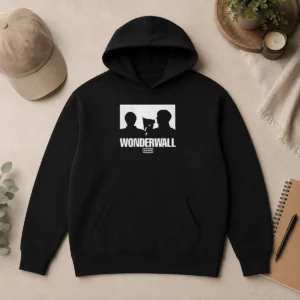 Original Pretty Wonderwall Oasis Silhouette Hoodie