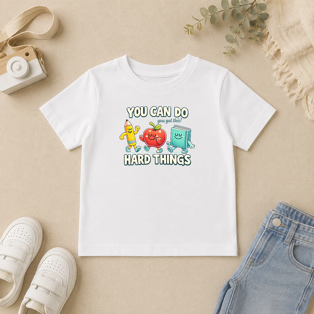 Premium Back To School You Can Do Hard Things Teacher Kids T Shirt Premium Back To School You Can Do Hard Things Teacher Kids T-Shirt