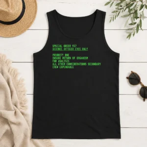 Premium Funny Special Order 937 Sci Fi Terminal Text Geek Tank Top