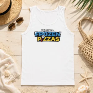 Premium Hot Wisconsin Frozen Pizzas Food Culinary Culinary Dish Pizza Eating Theme Tank Top