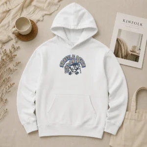 Premium Kid'S Seattle Reign Soccer Player Blue Hoodie
