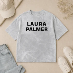 Premium Laura Palmer Twin Peaks I Killed Laura Palmer Washed T-Shirt