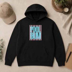 Premium Original Pool Bum Retro Stripes Sunshine Hoodie