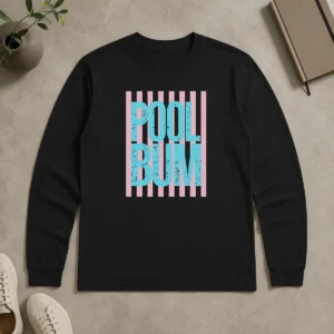 Premium Original Pool Bum Retro Stripes Sunshine Long Sleeve Shirt
