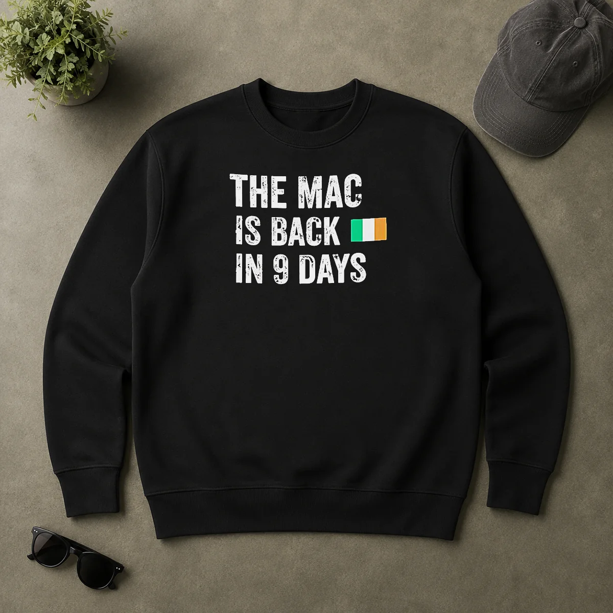 Premium Original The Mac Is Back In 9 Days Flag Sweater Premium Original The Mac Is Back In 9 Days Flag Sweater