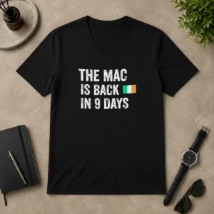 Premium Original The Mac Is Back In 9 Days Flag V-Neck Shirt