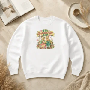 Premium Pretty Best Grandparents Ever For Grandparents Day Retro Sweater