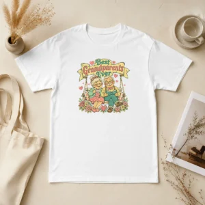 Premium Pretty Best Grandparents Ever For Grandparents Day Retro