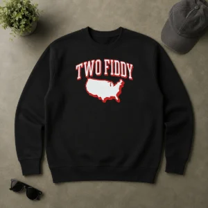 Premium Pretty Two Fiddy Triple B USA Map Sweater