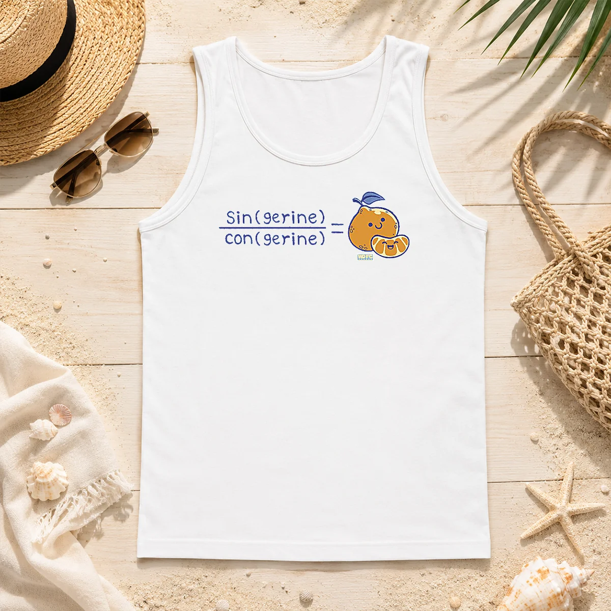 Premium Sin Con Tan Gerine Tank Top Premium Sin Con Tan Gerine Tank Top