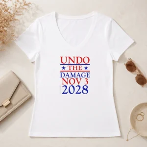 Premium Undo The Damage Nov 3 2028 Election V-Neck Shirt