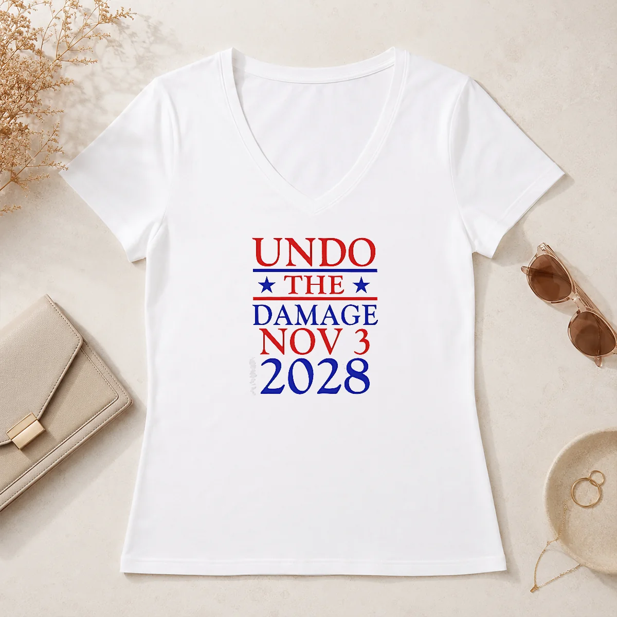 Premium Undo The Damage Nov 3 V-Neck Shirt Premium Undo The Damage Nov 3 V-Neck Shirt