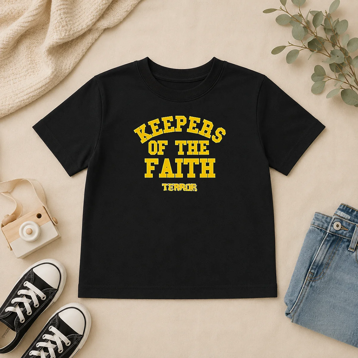 Pretty Awesome Terror Keepers Of The Faith Hardcore Band Kids T Shirt Pretty Awesome Terror Keepers Of The Faith Hardcore Band Kids T-Shirt