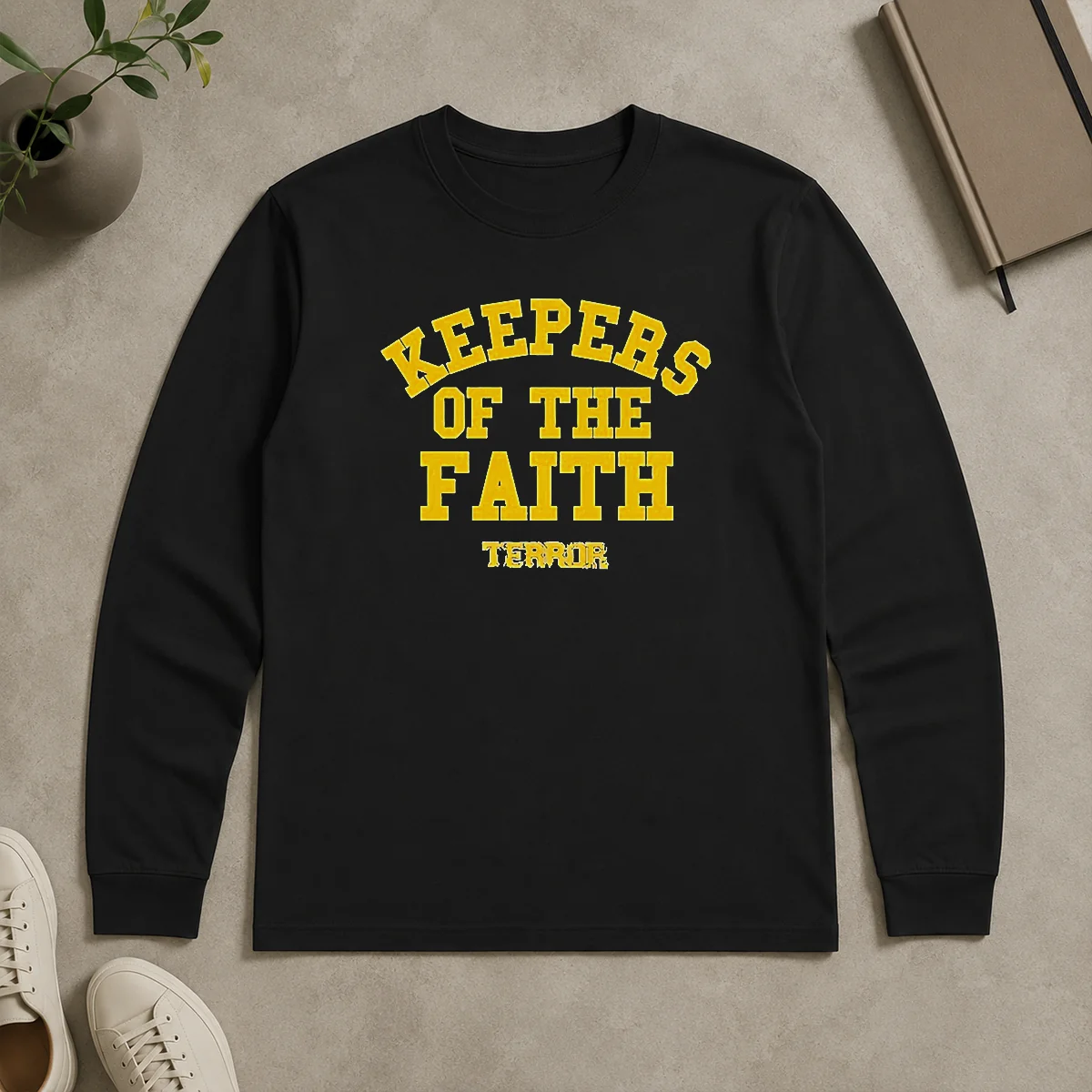 Pretty Awesome Terror Keepers Of The Faith Hardcore Band Long Sleeve Shirt Pretty Awesome Terror Keepers Of The Faith Hardcore Band Long Sleeve Shirt