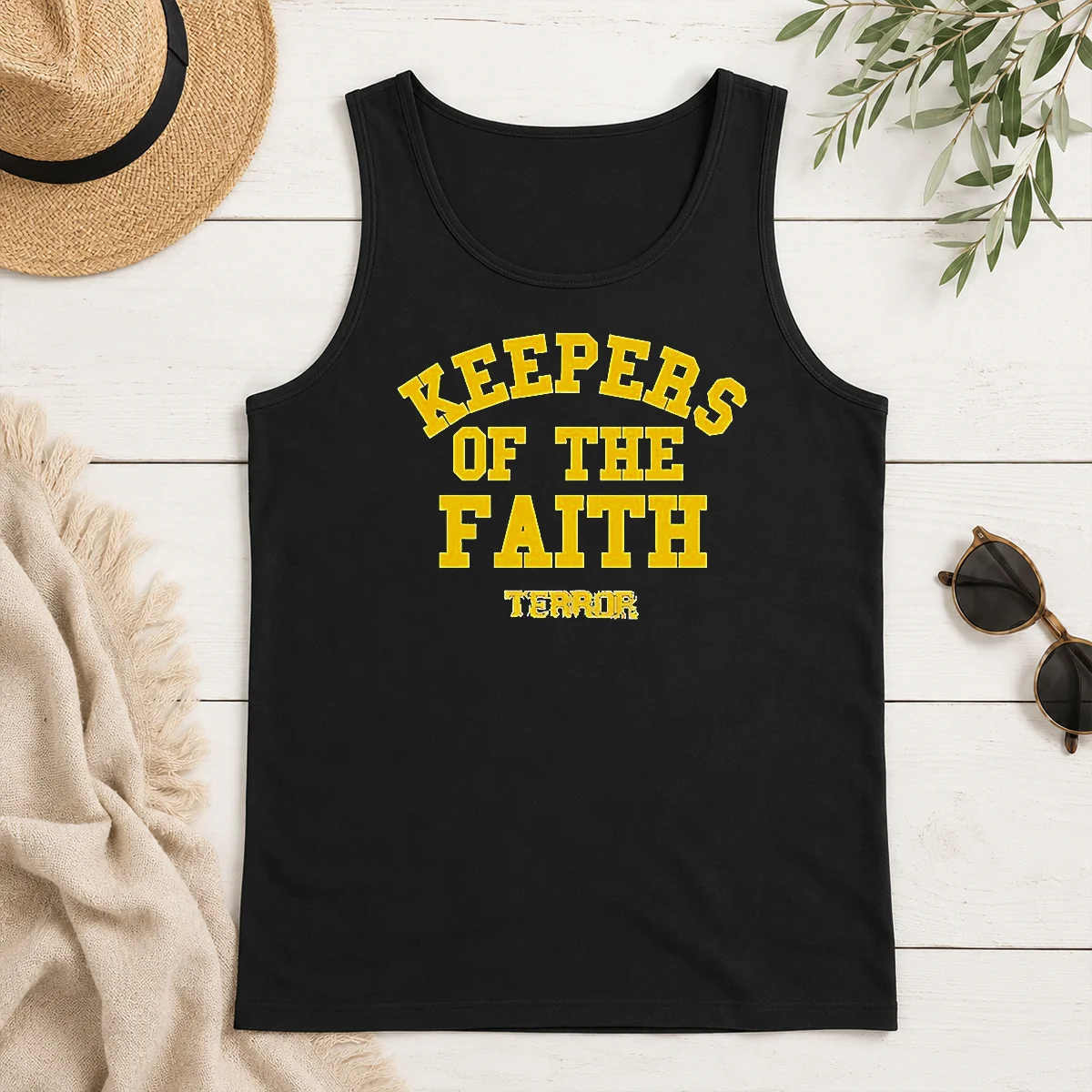 Pretty Awesome Terror Keepers Of The Faith Hardcore Band Tank Top Pretty Awesome Terror Keepers Of The Faith Hardcore Band Tank Top