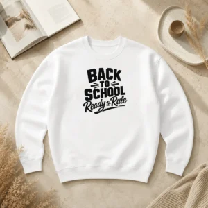 Pretty Back To School Ready To Rule Silhouette Sweater