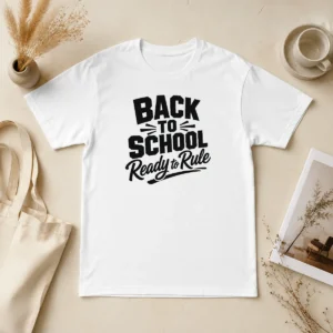 Pretty Back To School Ready To Rule Silhouette