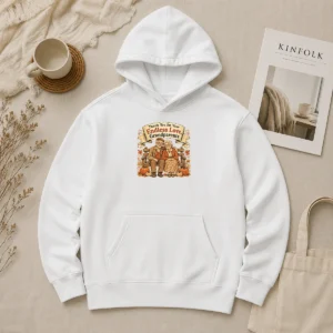 Pretty Grandparents Day Vintage Gratitude Family Hoodie