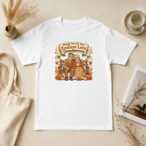 Pretty Grandparents Day Vintage Gratitude Family