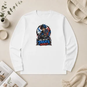 Pretty Official Takas World Anime Characters Streetwear Long Sleeve Shirt