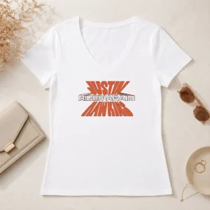 Pretty Premium Justin Hawkins Rides Again The Darkness V-Neck Shirt