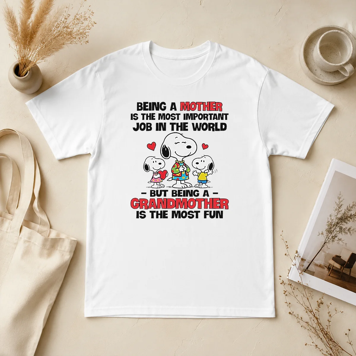 Pretty Snoopy Peanuts Being A Mother Shirt Pretty Snoopy Peanuts Being A Mother Shirt