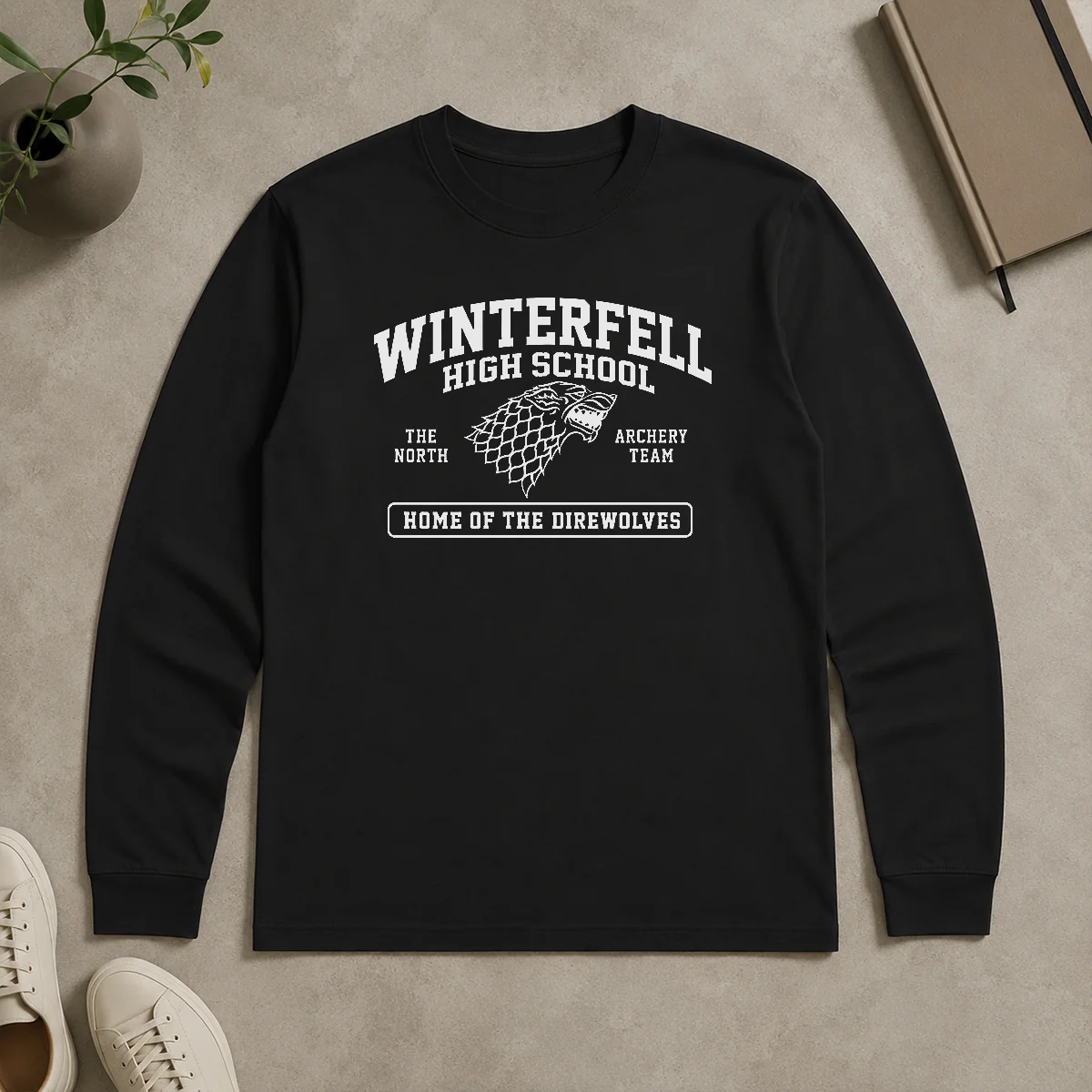 Pretty Winterfell High School Geek Long Sleeve Shirt Pretty Winterfell High School Geek Long Sleeve Shirt