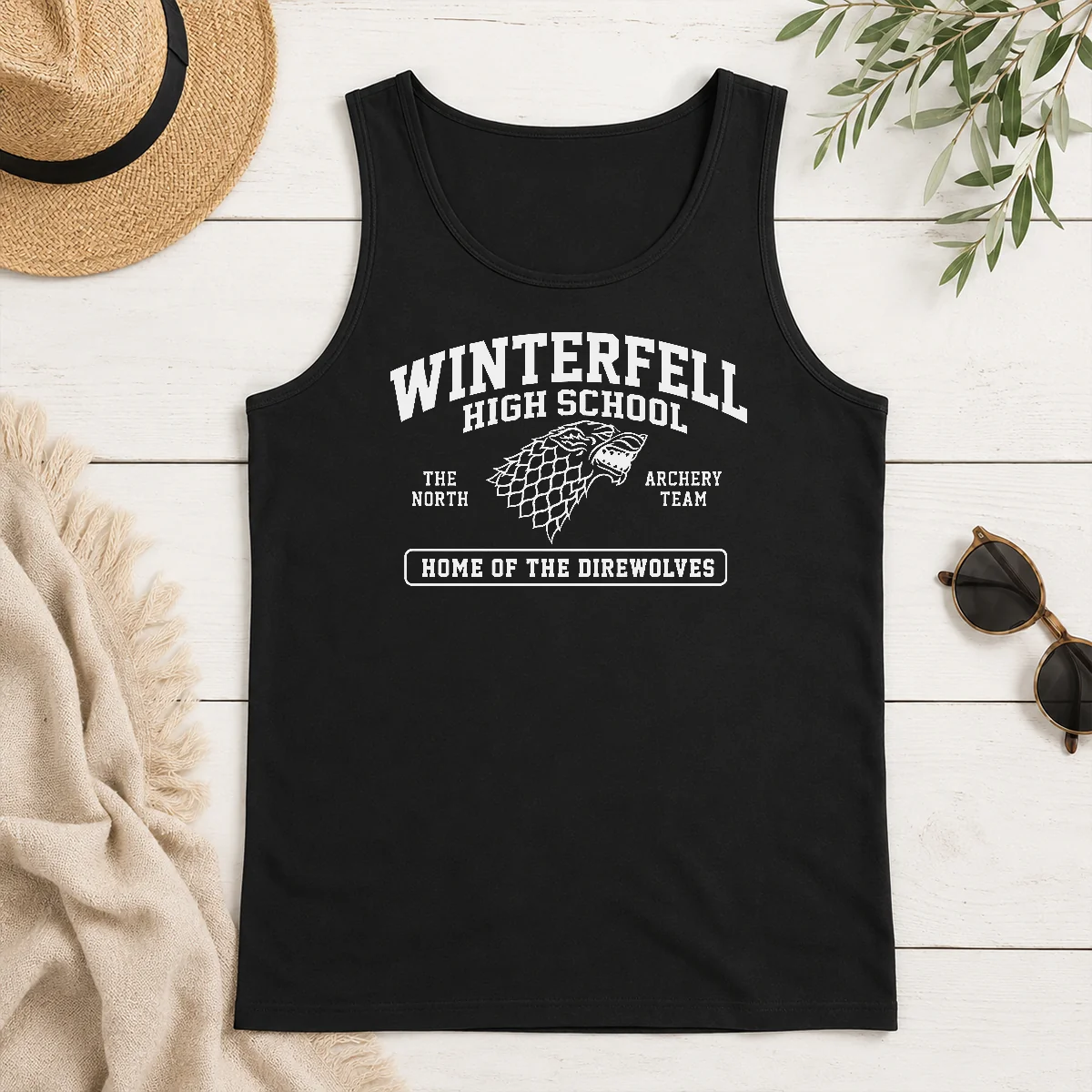 Pretty Winterfell High School Geek Tank Top Pretty Winterfell High School Geek Tank Top
