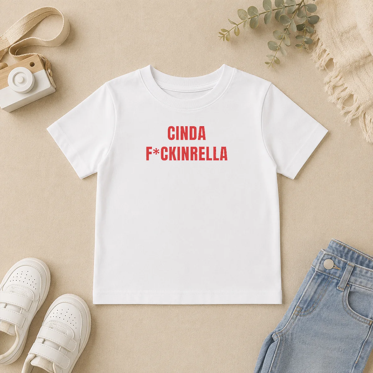 Top Cinda Fckinrella Cinderella Parody Kids T Shirt Top Cinda Fckinrella Cinderella Parody Kids T-Shirt