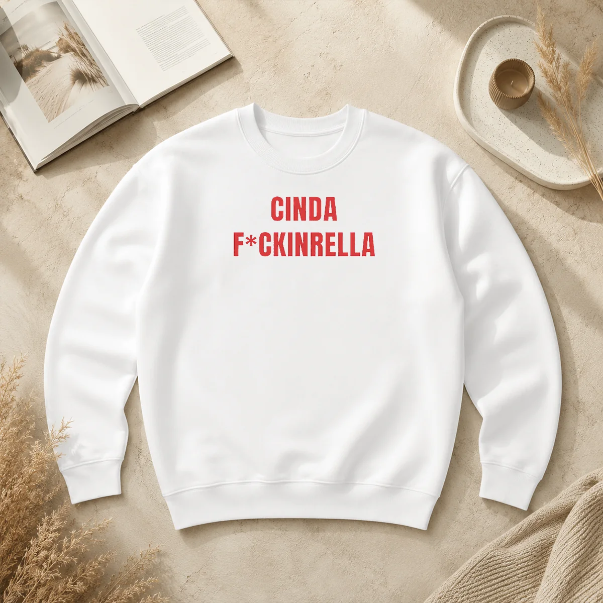 Top Cinda Fckinrella Cinderella Parody Sweater Top Cinda Fckinrella Cinderella Parody Sweater