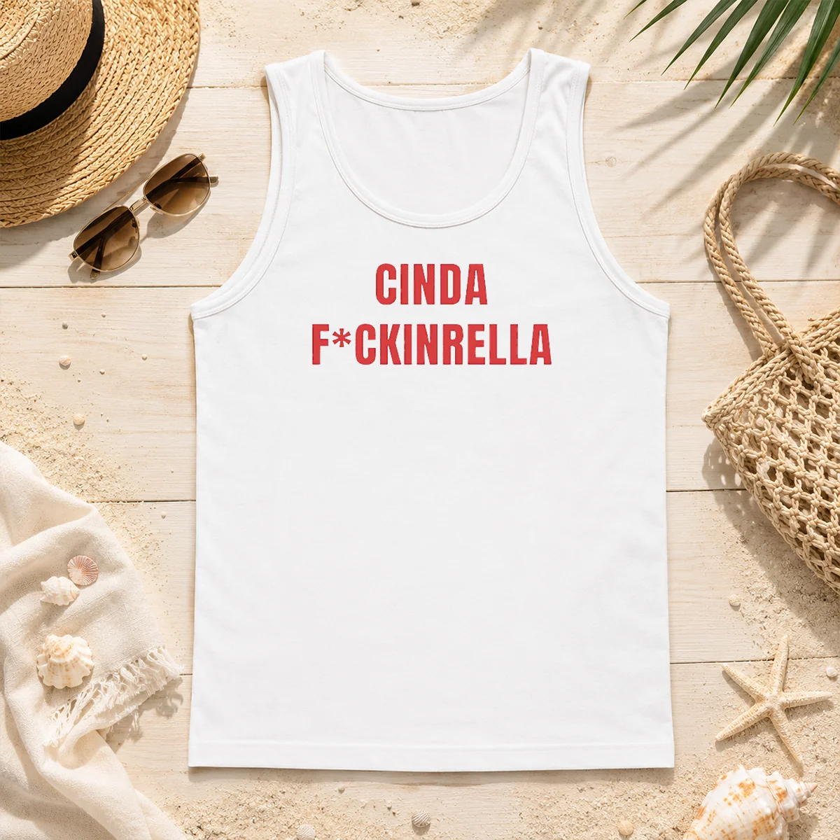 Top Cinda Fckinrella Cinderella Parody Tank Top Top Cinda Fckinrella Cinderella Parody Tank Top