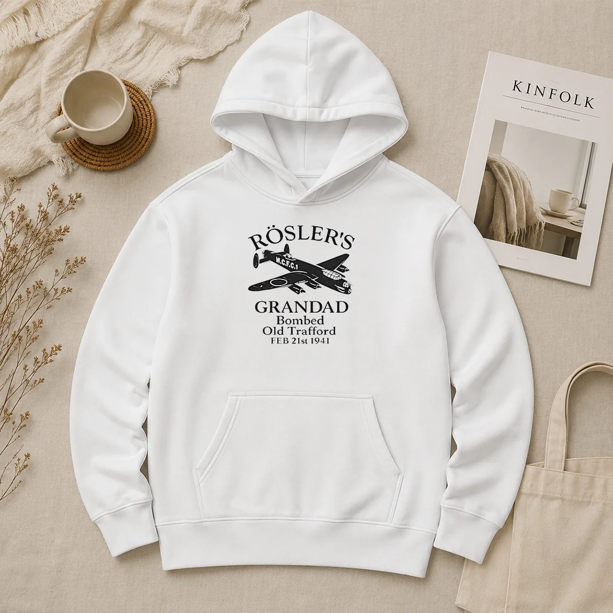 Top Funny RöSler'S Grandad Bombed Old Trafford Feb 21st 1941 MCFC 1 Hoodie Top Funny RöSler'S Grandad Bombed Old Trafford Feb 21st 1941 MCFC 1 Hoodie